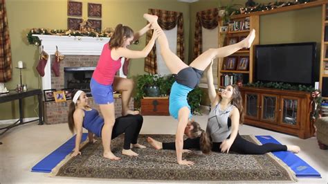 stepsister yoga|Just wanted to do some Yoga with my step sister, this is how